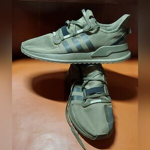 ADIDAS ORIGINAL U PATH RUN ART EE4666 MEN'S GREEN SYNTHETIC SNEAKERS SIZE 12